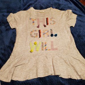 Girl short sleeve shirt